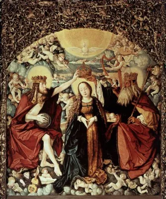 The Coronation of the Virgin? An Extravaganza of Color and Religious Fervor!