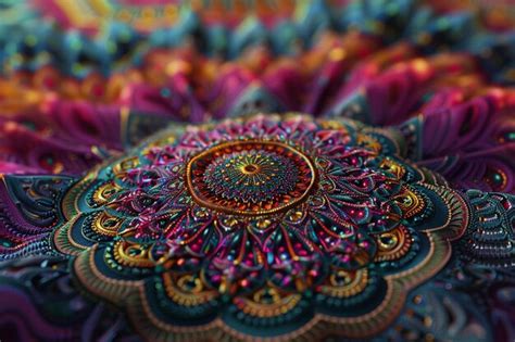  The Garland of Love and Devotion: A Study in Vibrant Hues and Intricate Patterns